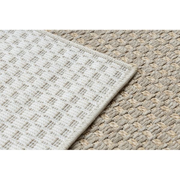Matta ORIGI 3561 beige - plattvävt SISAL-snöre, 175x270 cm