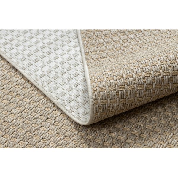 Matta ORIGI 3561 beige - plattvävt SISAL-snöre, 175x270 cm