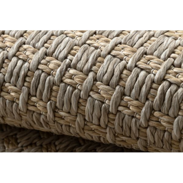 Matta ORIGI 3561 beige - plattvävt SISAL-snöre, 175x270 cm