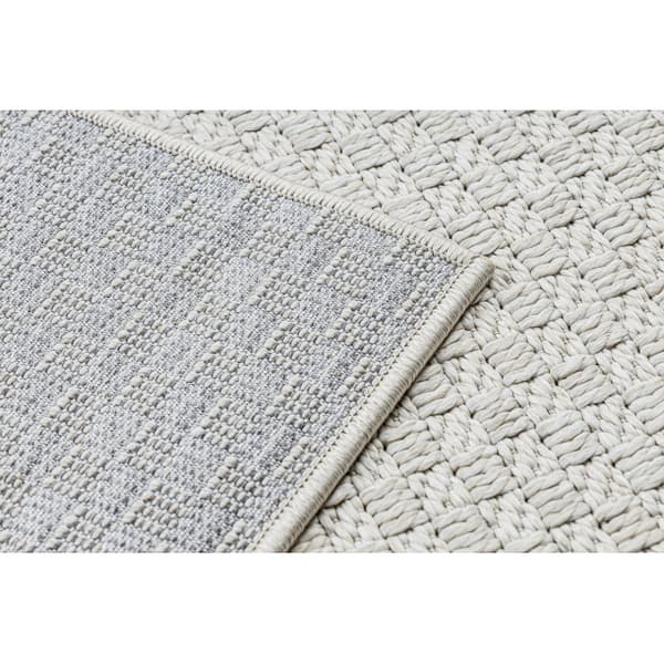 Matta ORIGI 3661 grädde - plattvävt SISAL-snöre, 155x220 cm