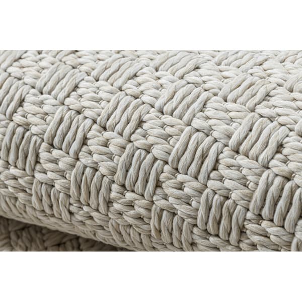 Matta ORIGI 3661 grädde - plattvävt SISAL-snöre, 194x290 cm