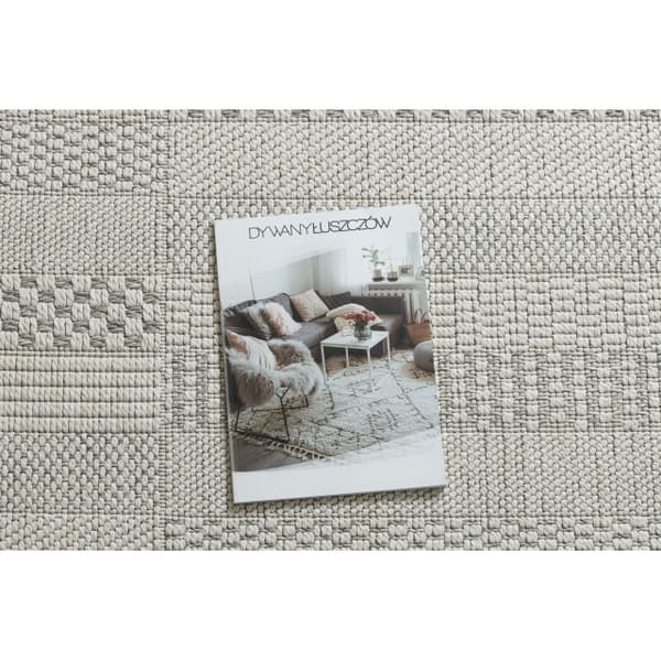 Matta ORIGI 3736 grädde - Brädor plattvävt SISAL-snöre, 155x220 cm