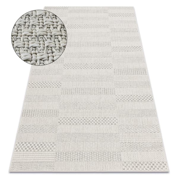 Matto ORIGI 3736 kerma - Levyt litteä SISAL - beige, 272x370 cm