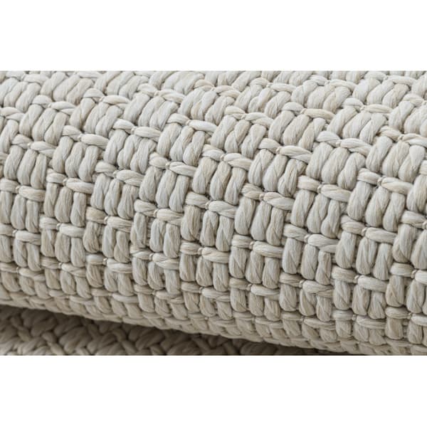 Tæppe ORIGI 3737 fløde - Ramme fladvævet SISAL snor, 58x100 cm