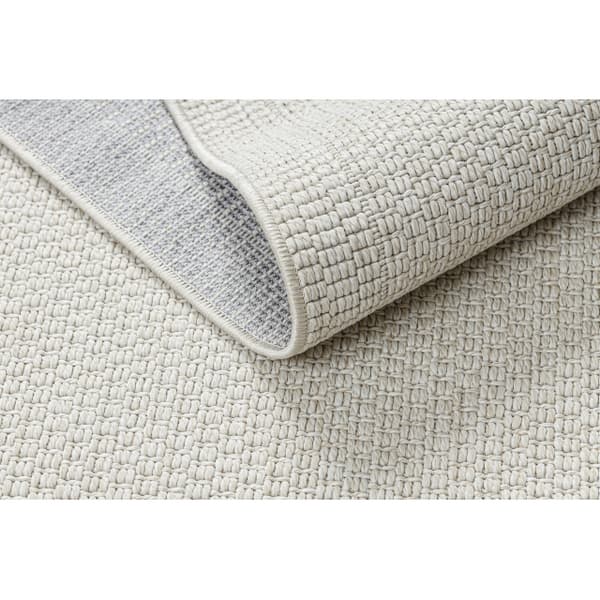 Matta ORIGI 3737 grädde - Ram plattvävt SISAL-snöre, 272x370 cm
