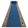 Pikkukuva 1 / 5: Käytävämatto liukuesteellä JENA sininen 67cm, 67x1350 cm