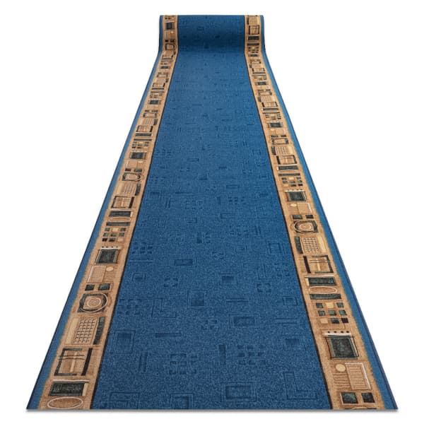 Löpare  anti-halk JENA blå 80cm, 80x560 cm