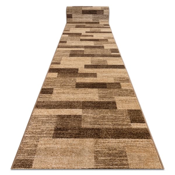 Löpare KARMEL Deski brädor nöt 70cm, 70x140 cm