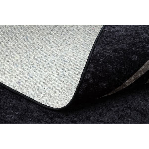 MIRO 51233.811 tvättmatta geometrisk halkskydd - svart, 140x190 cm