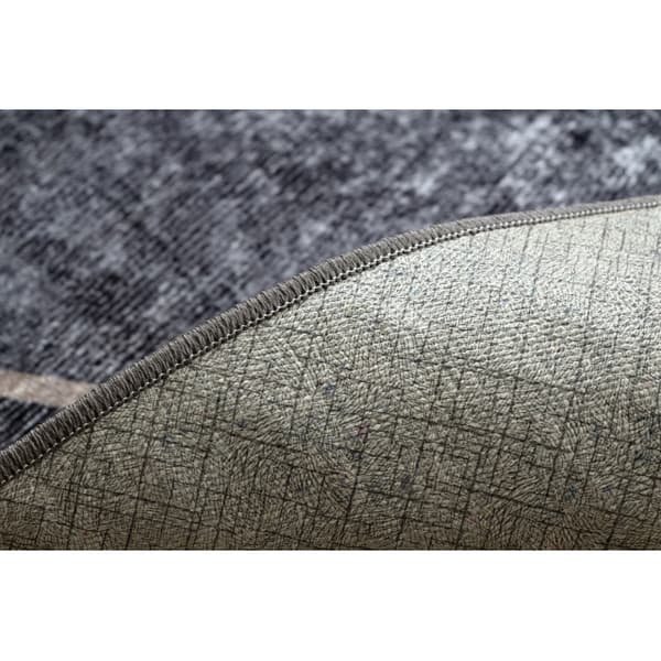 MIRO 51233.809 matto geometrinen liukumaton - harmaa, 160x220 cm