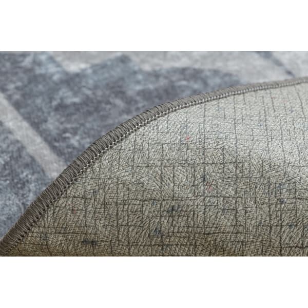 MIRO 51639.805 matto Trellis säleikkö liukumaton - harmaa, 160x220 cm