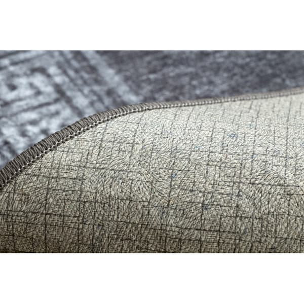 MIRO 51317.807 matto Kehys, kreikkalainen liukumaton - harmaa, 120x170 cm
