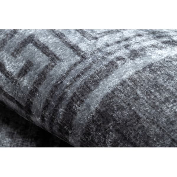MIRO 51317.807 matto Kehys, kreikkalainen liukumaton - harmaa, 120x170 cm