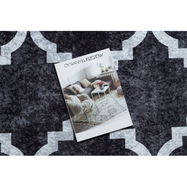 MIRO 51639.806 matto Trellis säleikkö liukumaton - musta, 80x150 cm