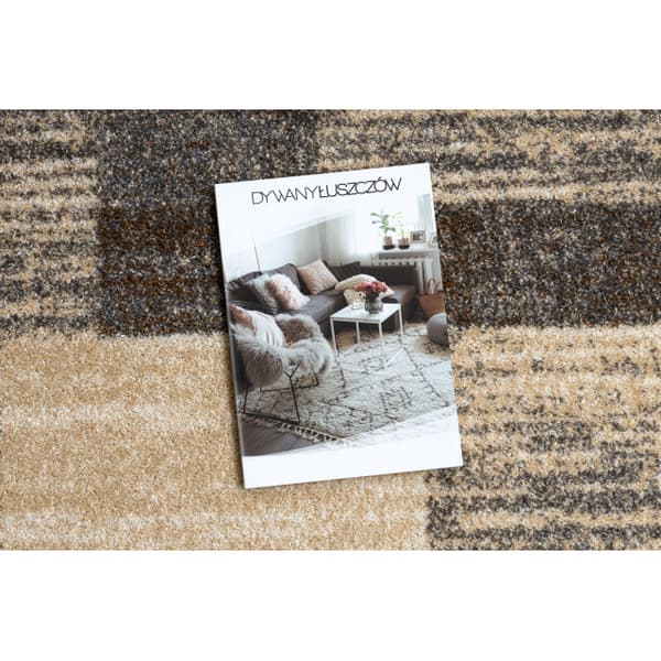 Löpare KARMEL Deski brädor grå karamell 70cm, 70x130 cm