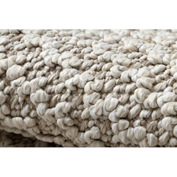 Tæppe JERSEY 19236 beige - strukturell, loop BOHO, 120x170 cm