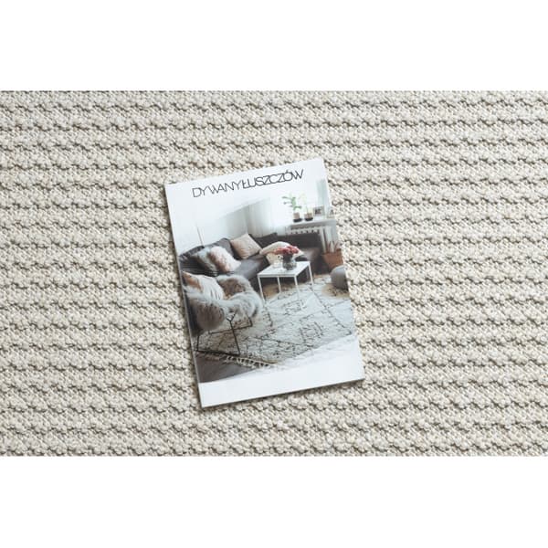 Matto JERSEY 19236 creme - rakenne, silmukka BOHO, 80x150 cm
