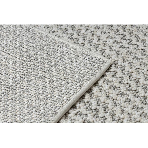 Matta JERSEY 19236 grå - strukturell, loop BOHO, 180x270 cm