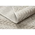 Miniatyrbild 4 av 5: Matta JERSEY 19243 beige - Fiskbens, strukturell, loop BOHO, 240x330 cm