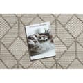 Miniatyrbild 2 av 5: Matta JERSEY 19231 beige - Geometrisk strukturell, loop BOHO, 80x150 cm