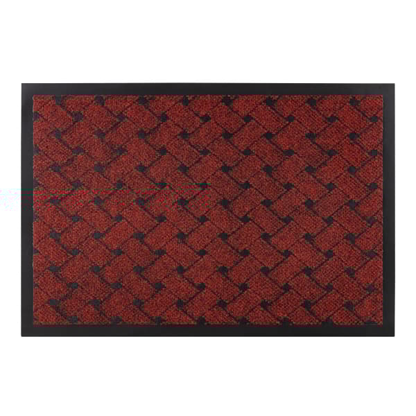 Dörrmatta halkskydd VECTRA 3353 utomhus, röd inomhus, 40x60 cm