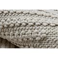 Miniatyrbild 5 av 5: Matta JERSEY 19241 grädde - Ram, Linjer strukturell, loop BOHO, 240x330 cm