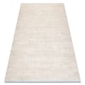 Miniatyrbillede 1 af 5: Moderne tæppe DUKE 51533 creme - Geometrisk, struktureret, meget blød, frynser, 120x170 cm