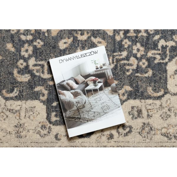 Uldtæppe LEGEND 468 03 GB500 OSTA - Roset, stel, eksklusiv beige / grå, 160x230 cm