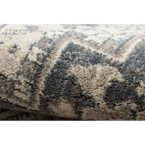 Uldtæppe LEGEND 468 10 GB500 OSTA - Roset, stel, eksklusiv grå / beige, 240x305 cm