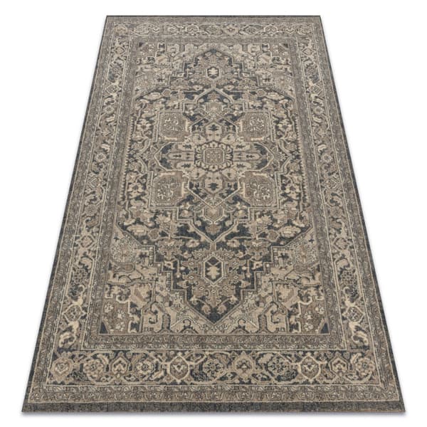 Uldtæppe LEGEND 468 10 GB500 OSTA - Roset, stel, eksklusiv grå / beige, 240x340 cm