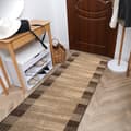 Miniatyrbillede 2 af 5: Fortovet KARMEL Etna ramme, sand valnød 80cm, 80x250 cm