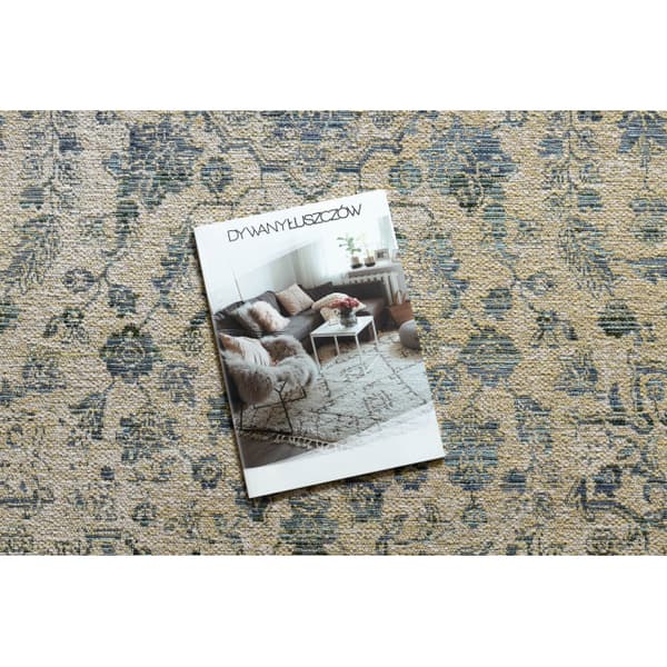 Uldtæppe ANTIGUA 518 75 XX030 OSTA - Ornament fladvævet creme , 170x240 cm