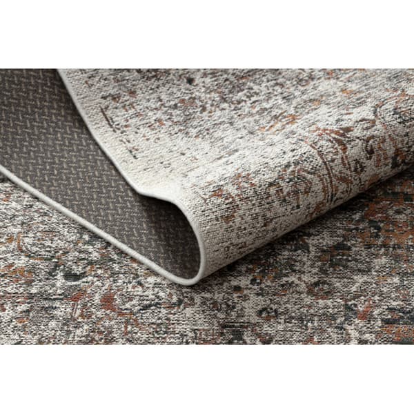 Uldtæppe ANTIGUA 518 75 XX035 OSTA - Ornament fladvævet beige, 170x240 cm