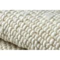 Pikkukuva 5 / 5: NEPAL 2100 luonnollinen, kerma matto - villainen, kaksipuolinen, 80x150 cm