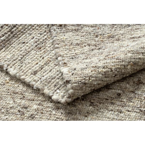NEPAL 2100 sand, beige matto - villainen, kaksipuolinen, luonnollinen, 80x150 cm