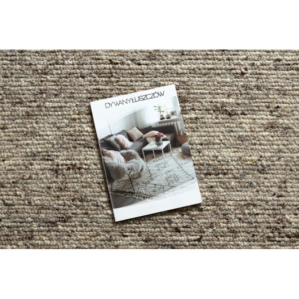 NEPAL 2100 sand, beige matto - villainen, kaksipuolinen, luonnollinen, 80x150 cm