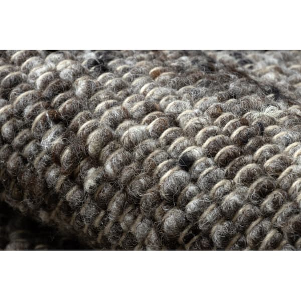 NEPAL 2100 stone, harmaa matto - villainen, kaksipuolinen, 140x190 cm
