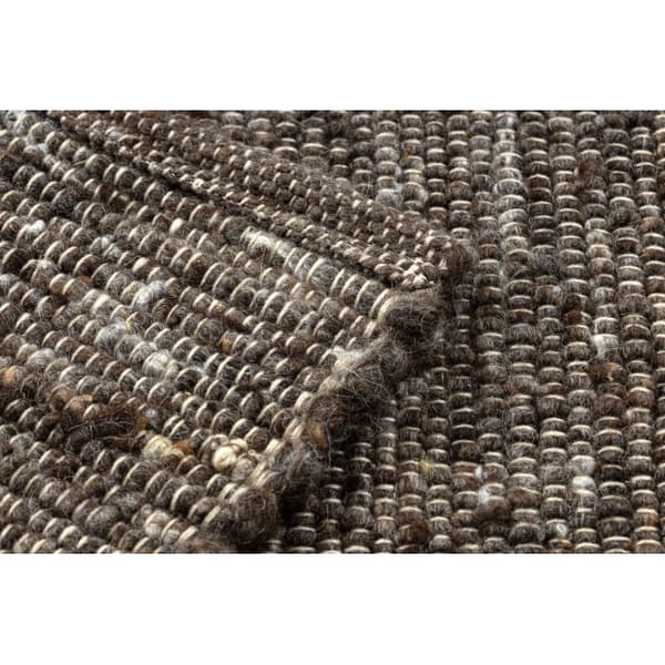 NEPAL 2100 tabac ruskea matto - villainen, kaksipuolinen, luonnollinen, 140x190 cm