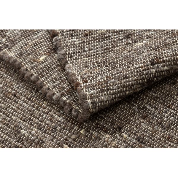 NEPAL 2100 tabac ruskea matto - villainen, kaksipuolinen, luonnollinen, 140x190 cm