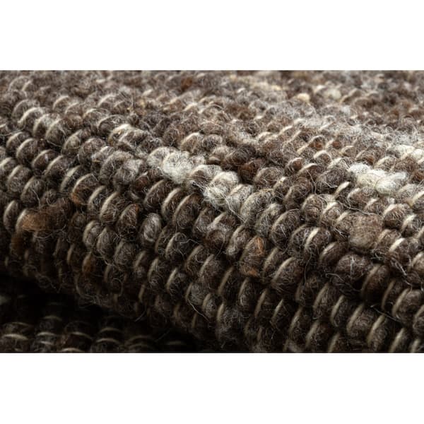 NEPAL 2100 tabac ruskea matto - villainen, kaksipuolinen, luonnollinen, 140x190 cm