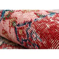 Pikkukuva 5 / 5: KÄSINSOLUTU villamatto Vintage 10251, ornamentti, kukat - punainen, 121x264 cm