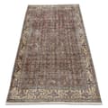 Pikkukuva 1 / 5: KÄSINSOLUTU villamatto Vintage 10009, runko, kukat - punainen / sininen, 144x215 cm