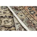 Pikkukuva 3 / 5: KÄSINSOLUTU villamatto Vintage 10003, ornamentti, kukat - beige / vihreä, 162x280 cm