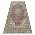 Pikkukuva 1 / 5: KÄSINSOLUTU villamatto Vintage 10169, kehys, ornamentti - sininen / punainen, 163x266 cm