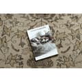 Pikkukuva 2 / 5: KÄSINSOLUTU villamatto Vintage 10311, kehys, ornamentti - beige, 195x320 cm