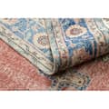 Pikkukuva 4 / 5: KÄSINSOLUTU villamatto Vintage 10488, kehys, ornamentti - sininen / punainen, 212x320 cm