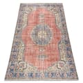 Pikkukuva 1 / 5: KÄSINSOLUTU villamatto Vintage 10488, kehys, ornamentti - sininen / punainen, 212x320 cm