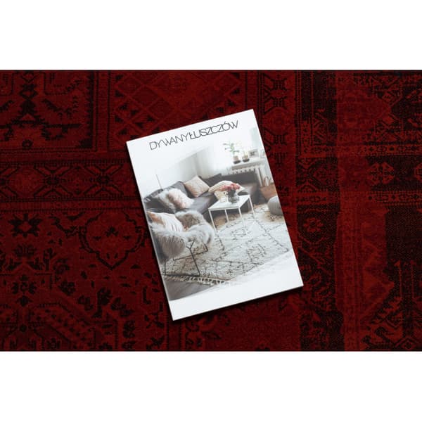 Ullmatta SUPERIOR NAKBAR PREMIUM orientalisk ruby, 135x200 cm