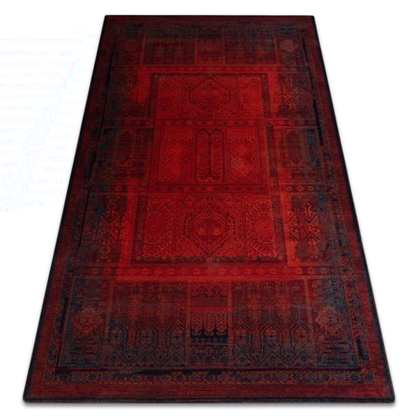 Ullmatta SUPERIOR NAKBAR PREMIUM orientalisk ruby, 135x200 cm