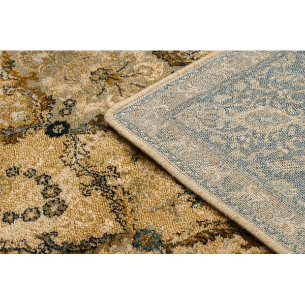 Tæppe OMEGA Grenada Ramme, diamanter, orientalsk - cognac, 135x200 cm